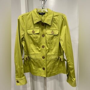 Jones New York Lime Utility Jacket